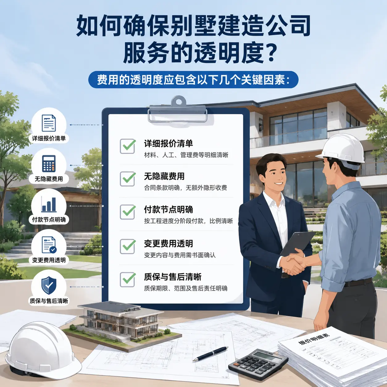 在 镇远 如何确保别墅建造公司服务的透明度?