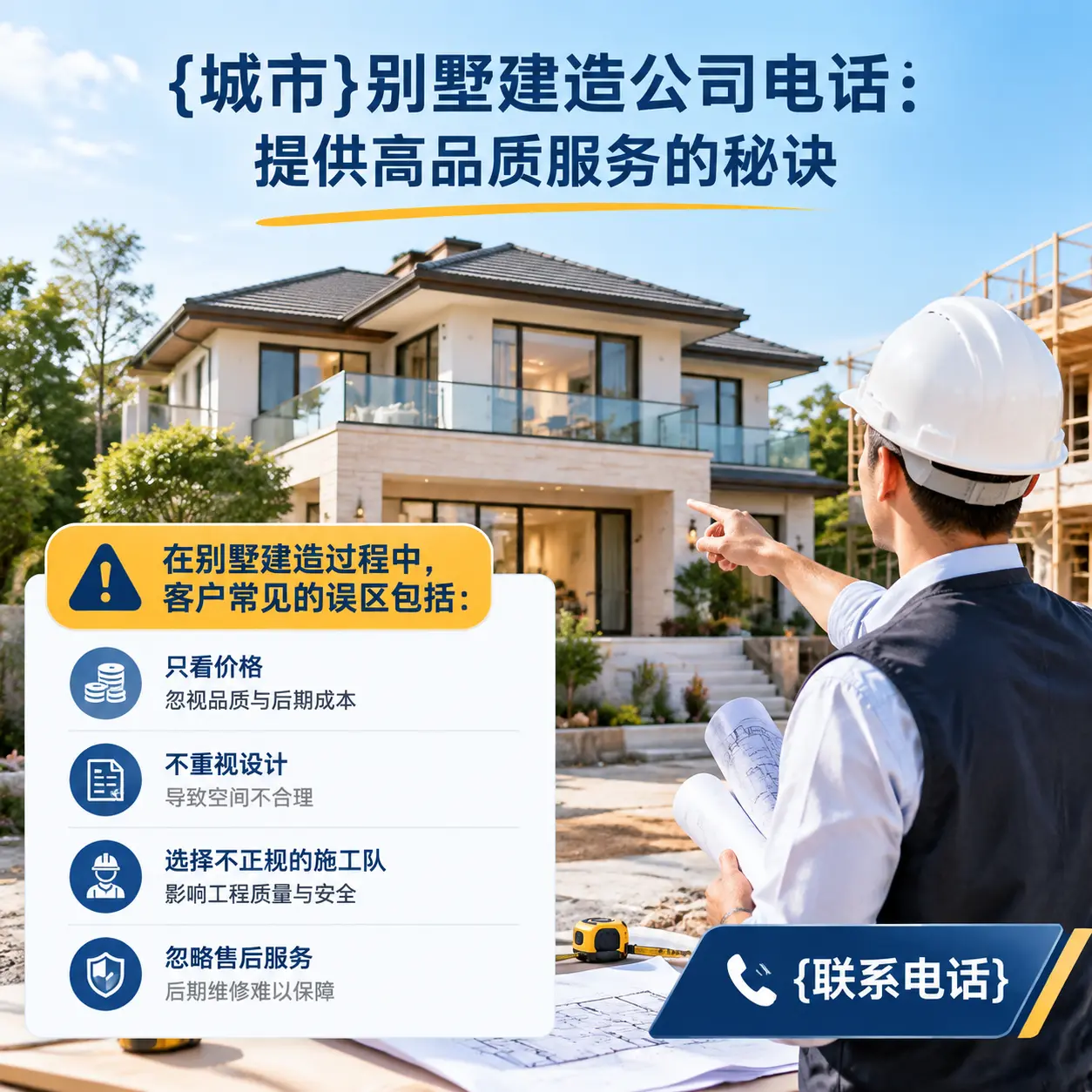 镇远别墅建造公司电话：提供高品质服务的秘诀