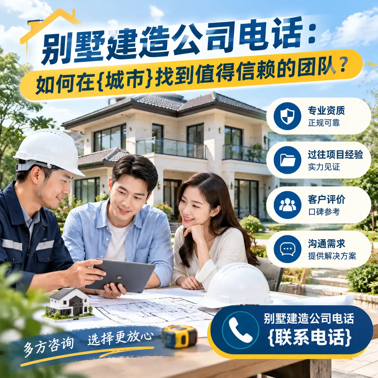别墅建造公司电话：如何在镇远找到值得信赖的团队？