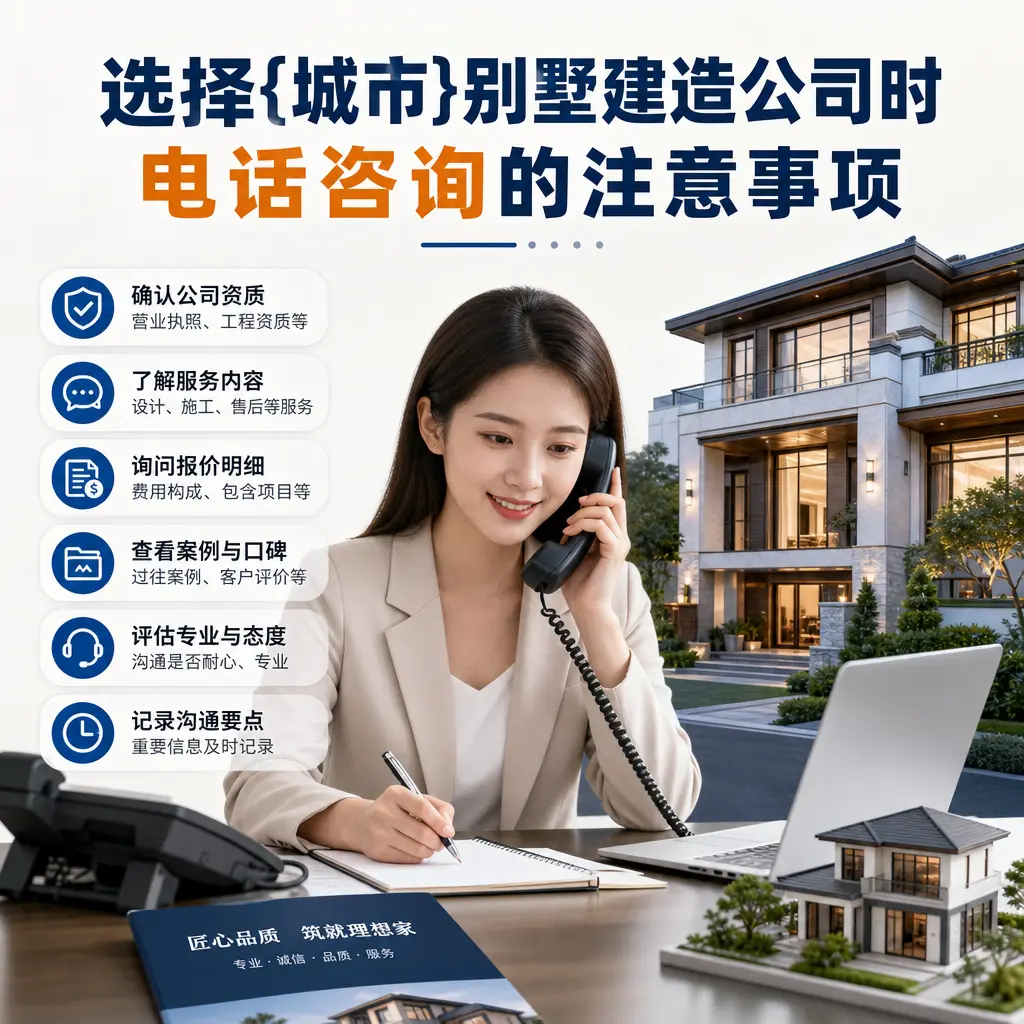 选择镇远别墅建造公司时,电话咨询的注意事项