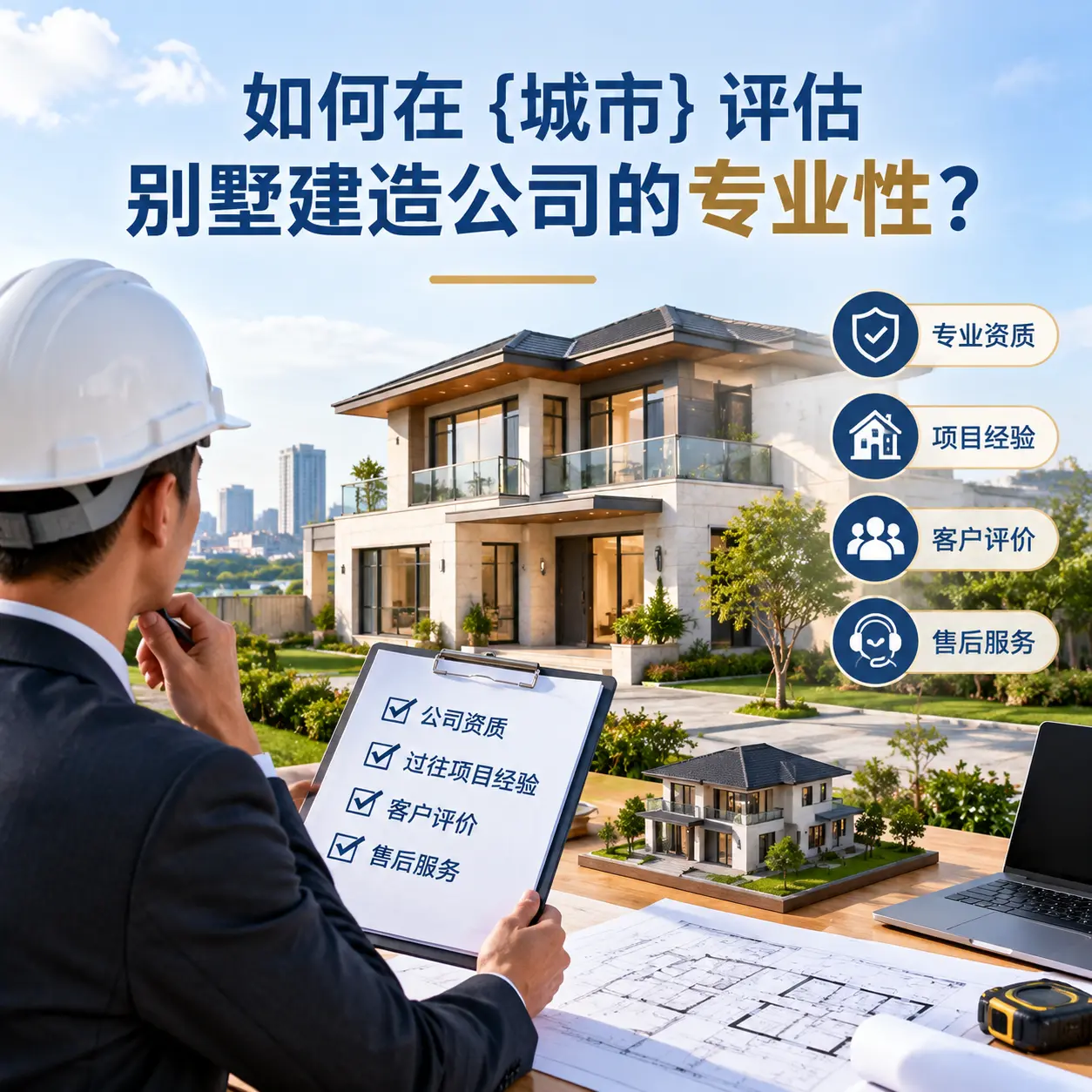 如何在 镇远 评估别墅建造公司的专业性?