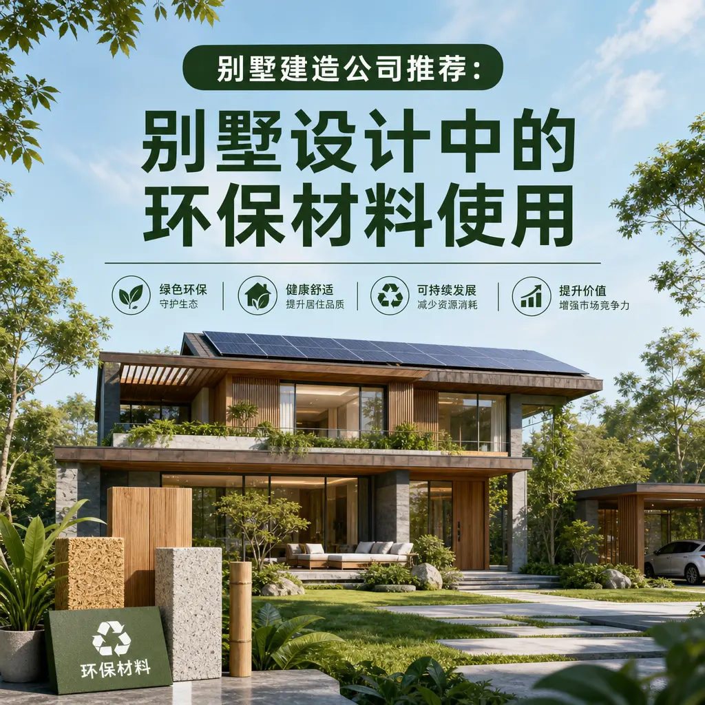 别墅建造公司推荐: 镇远 别墅设计中的环保材料使用
