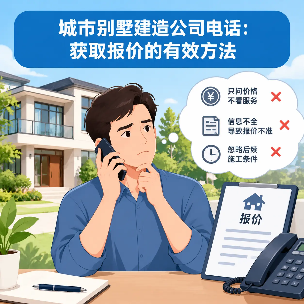 镇远别墅建造公司电话：获取报价的有效方法