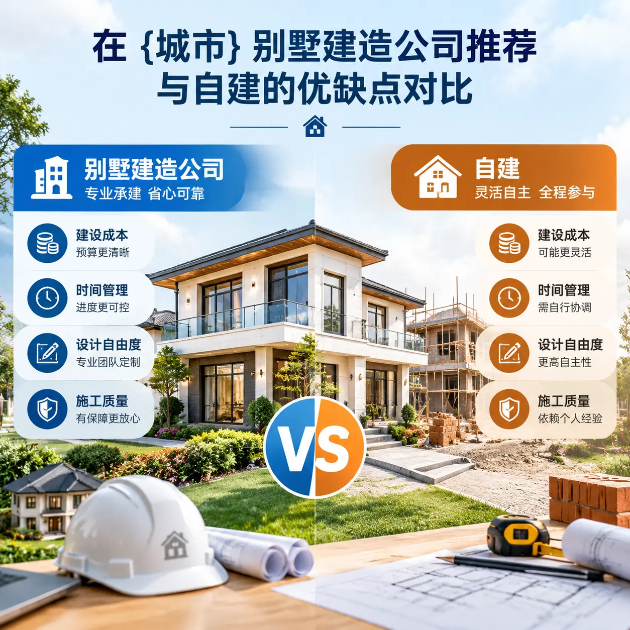 在 镇远 别墅建造公司推荐与自建的优缺点对比